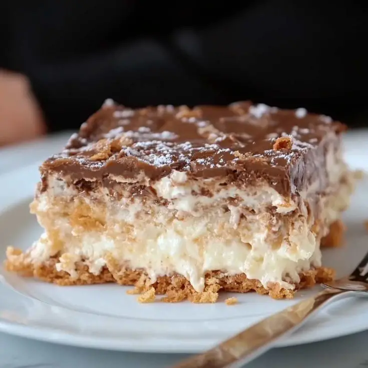 No-Bake Chocolate Eclair Cake