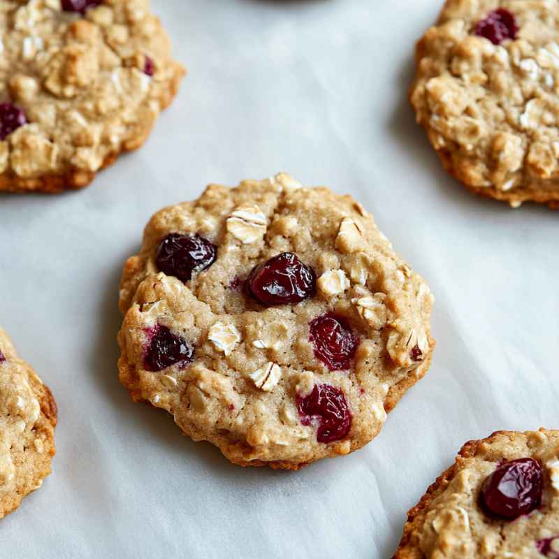 White Chocolate Oatmeal Cranberry Cookies