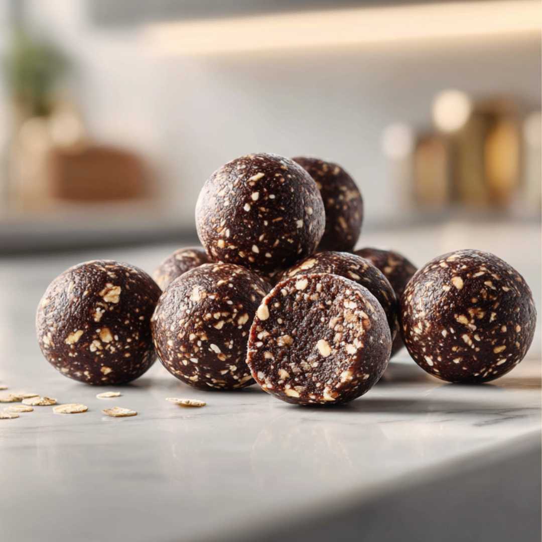 10-Minute No-Bake Chocolate Date Protein Balls Recipe