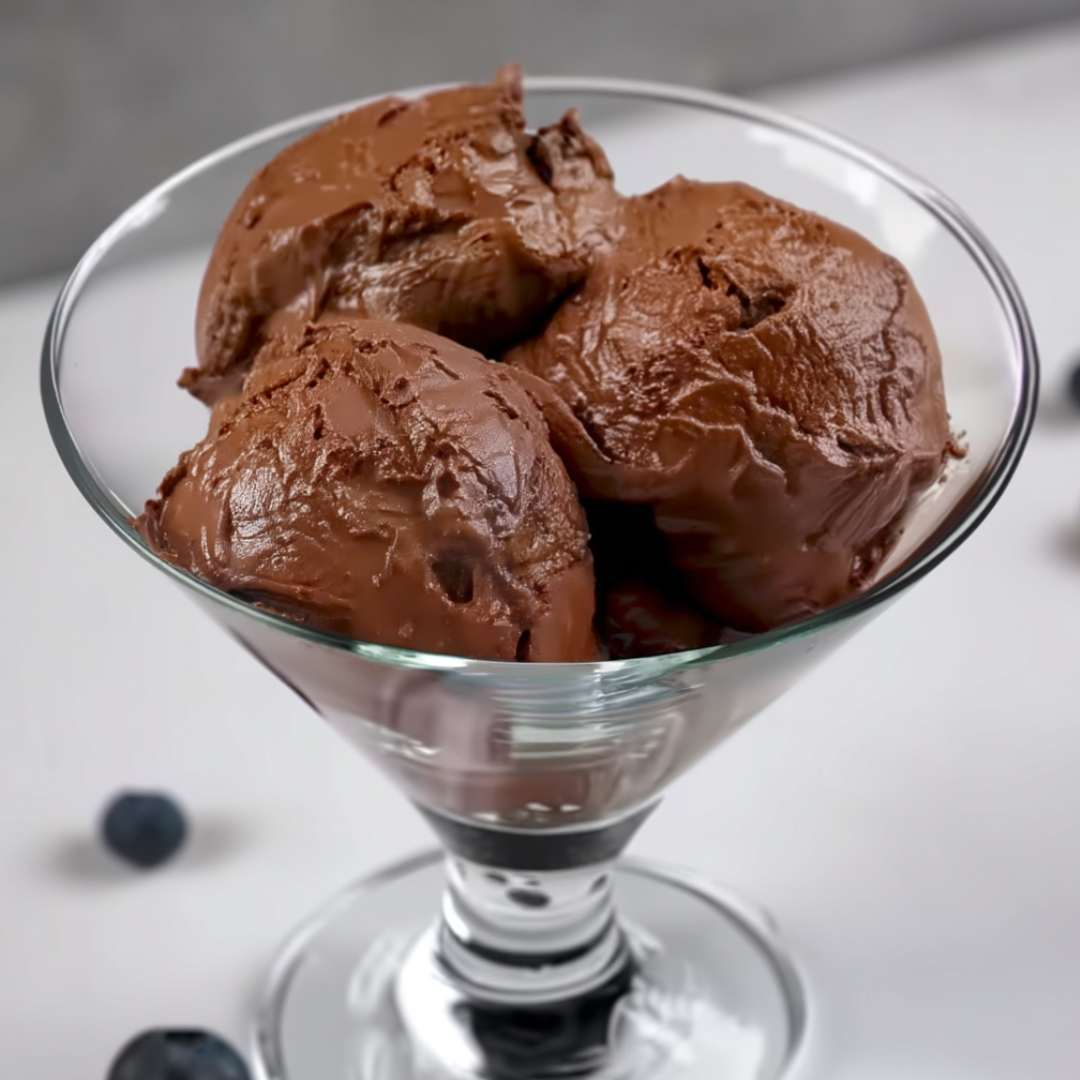 3-Ingredient Chocolate Cottage Cheese Ice Cream