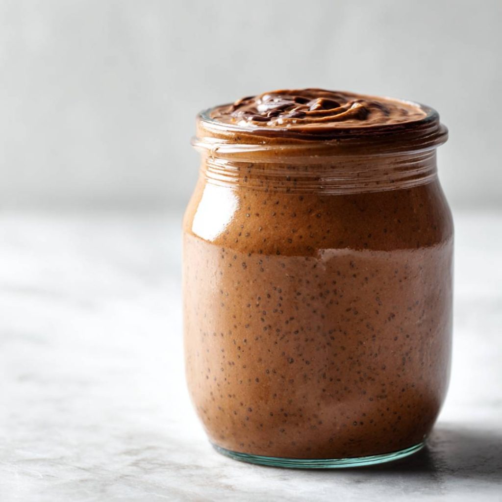 High-Protein Chocolate Peanut Butter Chia Pudding Recipe