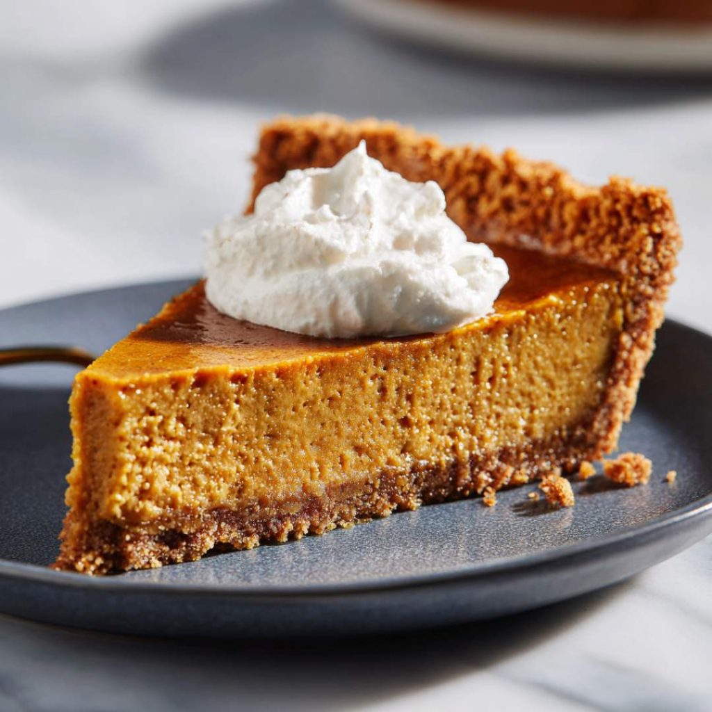 Pumpkin Pie with Graham Cracker Crust