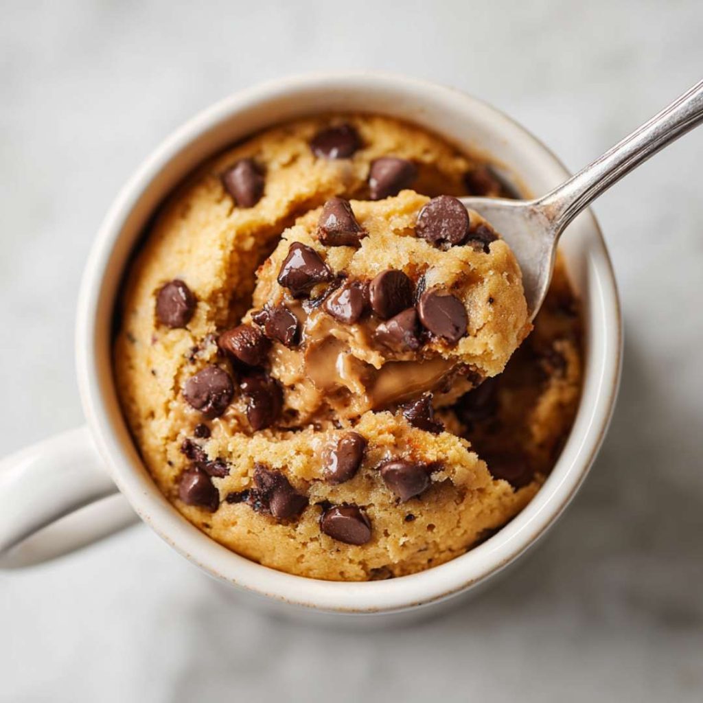 3-Ingredient Peanut Butter Mug Cake